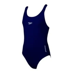 Speedo Essential Endurance Swimwear + Marineblaues Medalist Mädchen