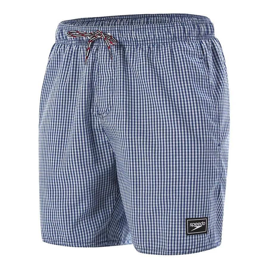 Badehose Speedo Stripe Leisure 16" Marineblau/weiß 3 Badehose Speedo Stripe Leisure 16" Marineblau/weiß