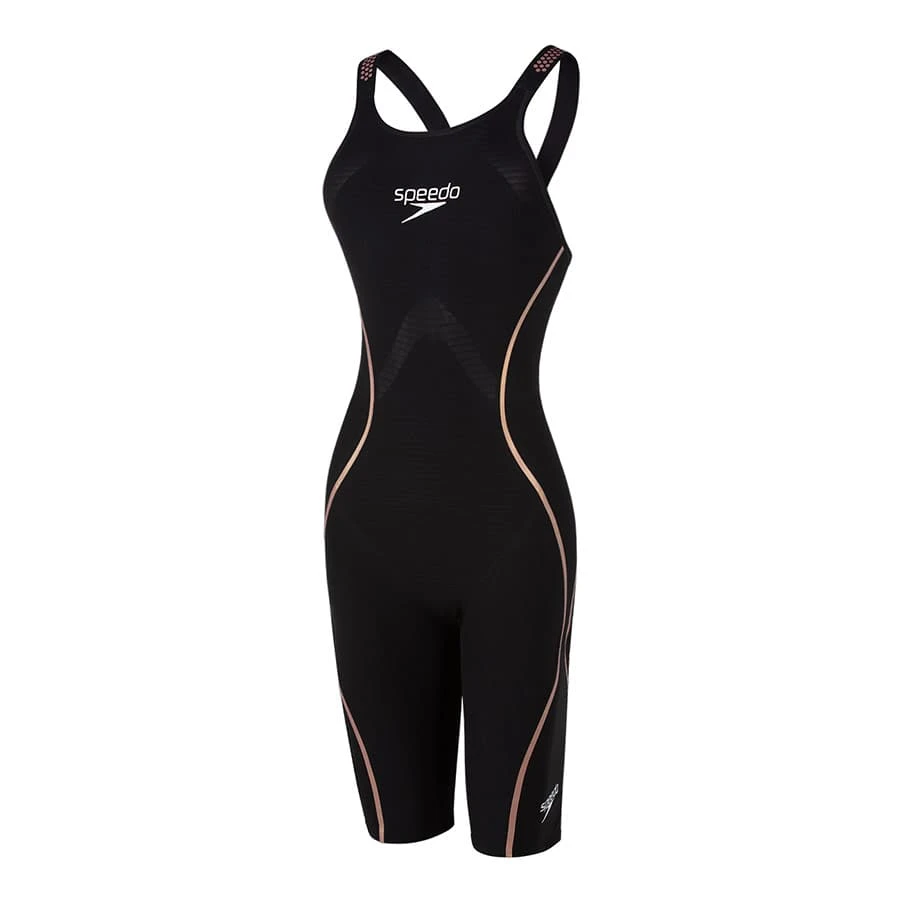 Speedo Fastskin LZR Pure Intent Openback Kneeskin Damen Badeanzug Schwarz/gelb 3 Speedo Fastskin LZR Pure Intent Openback Kneeskin Damen Badeanzug Schwarz/gelb