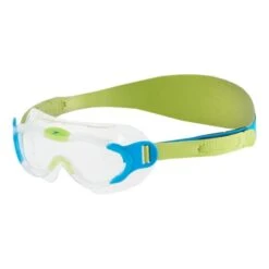 Schwimmbrille Speedo Biofuse Sea Squad Maske Grün Blau Kind