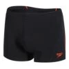 Badeanzug Speedo Essential Splice Aquashort Schwarz Rot -Schwimmsport Verkauf SO 8 09307B346