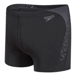 Badehose Speedo Boom Splice Aquashort Schwarz/grau