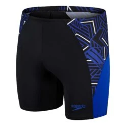 Speedo Eco Endurance+ Splice Badehose Schwarz/marineblau/weiß