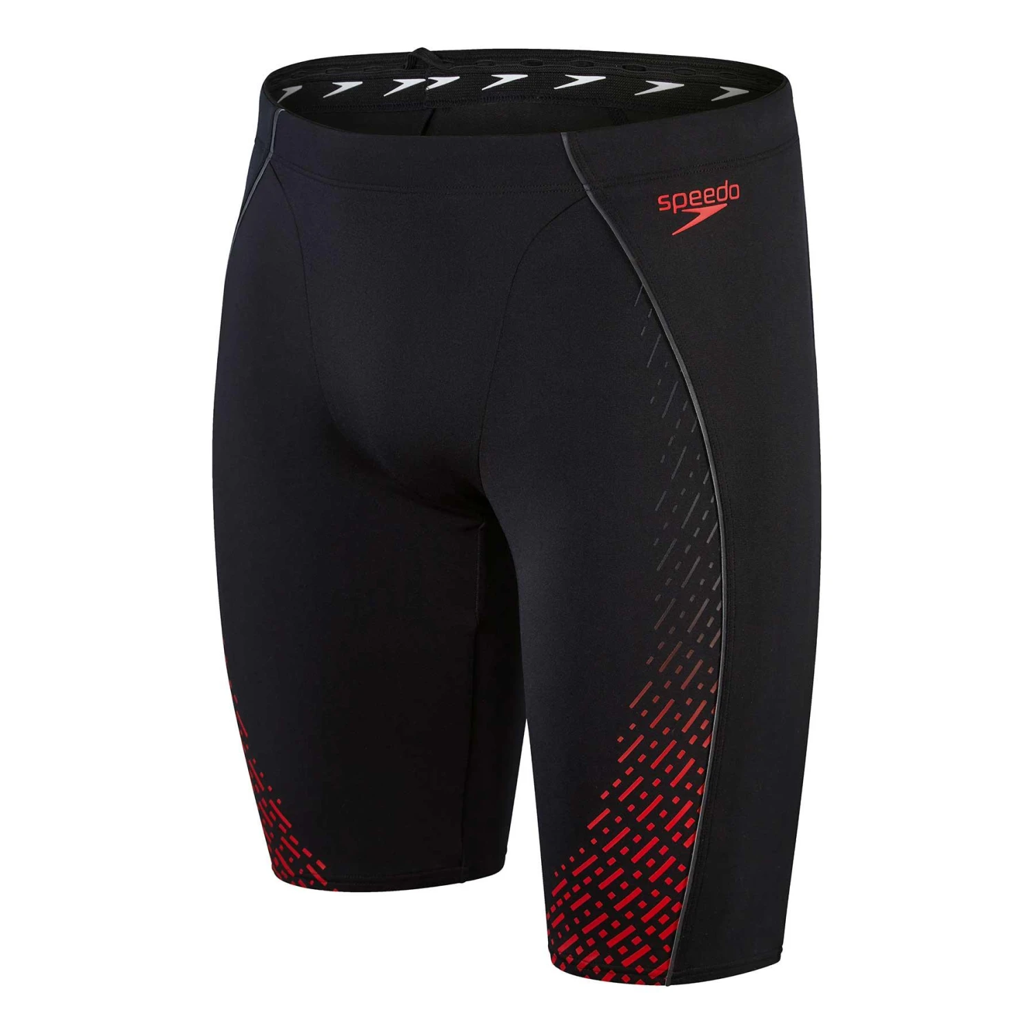 Speedo Eco Endurance+ Pro Badehose Schwarz/rot 3 Speedo Eco Endurance+ Pro Badehose Schwarz/rot