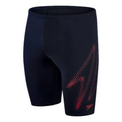 Speedo Hyper Boom Placement Badehose Schwarz/rot