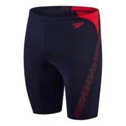 Speedo Hyper Boom Splice Badehose Schwarz/rot