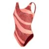 Speedo All Over Print Deep U-Back Damen Badeanzug Granatrot/hellrosa/orange 1 Speedo All Over Print Deep U-Back Damen Badeanzug Granatrot/hellrosa/orange -Schwimmsport Verkauf so 8 00308115195 001