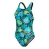 Speedo AllOver Digital LeaderBack Damen Badeanzug Hellblau/grün/schwarz -Schwimmsport Verkauf so 8 00317315206 001