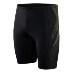 Speedo Tech Panel Jammer Badehose Schwarz/gelb