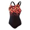 Speedo Hyperboom Placement Muscleback Damen Badeanzug Schwarz/rot -Schwimmsport Verkauf so 8 08694g715 001
