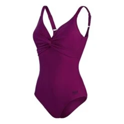 Speedo Brigitte Shaping Damen Badeanzug Rot-braun