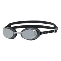 Schwimmbrille Speedo Aquapure Mirror Grau/schwarz Mit Verspiegelten Gläsern Damen