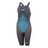 Speedo Fastskin LZR Pure Valor Openback Kneeskin Damen Badeanzug Schwarz/blau -Schwimmsport Verkauf so 8 11978h147 001