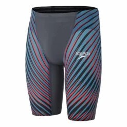 Speedo Fastskin LZR Pure Valor High Waisted Jammer Badehose Schwarz/rot