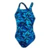Speedo Hyperboom Allover Medalist Damen Badeanzug Blau -Schwimmsport Verkauf so 8 12199g719 001