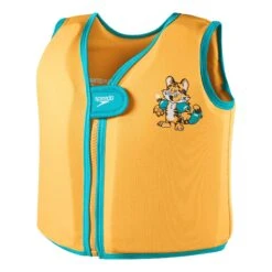 Speedo Learn To Swim Printed Character Kinder Schwimmweste Hellorange/türkis/schwarz