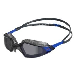 Speedo Aquapulse Pro Schwimmbrille Schwarz/blau Mit Dunklen Schwarzen Gläsern