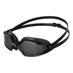 Speedo Hydropure Schwimmbrille Schwarz Mit Dunklen Schwarzen Gläsern