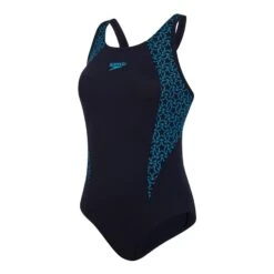 Speedo BoomStar Splice Flyback Damen Badeanzug Blau