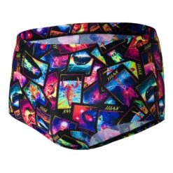 Speedo Allover 16 Cm Brief Schwimmhose Schwarz/blau/rot