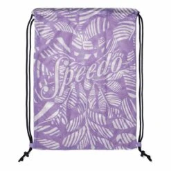Speedo Classic Printed Mesh Tasche Pastelllila/weiß