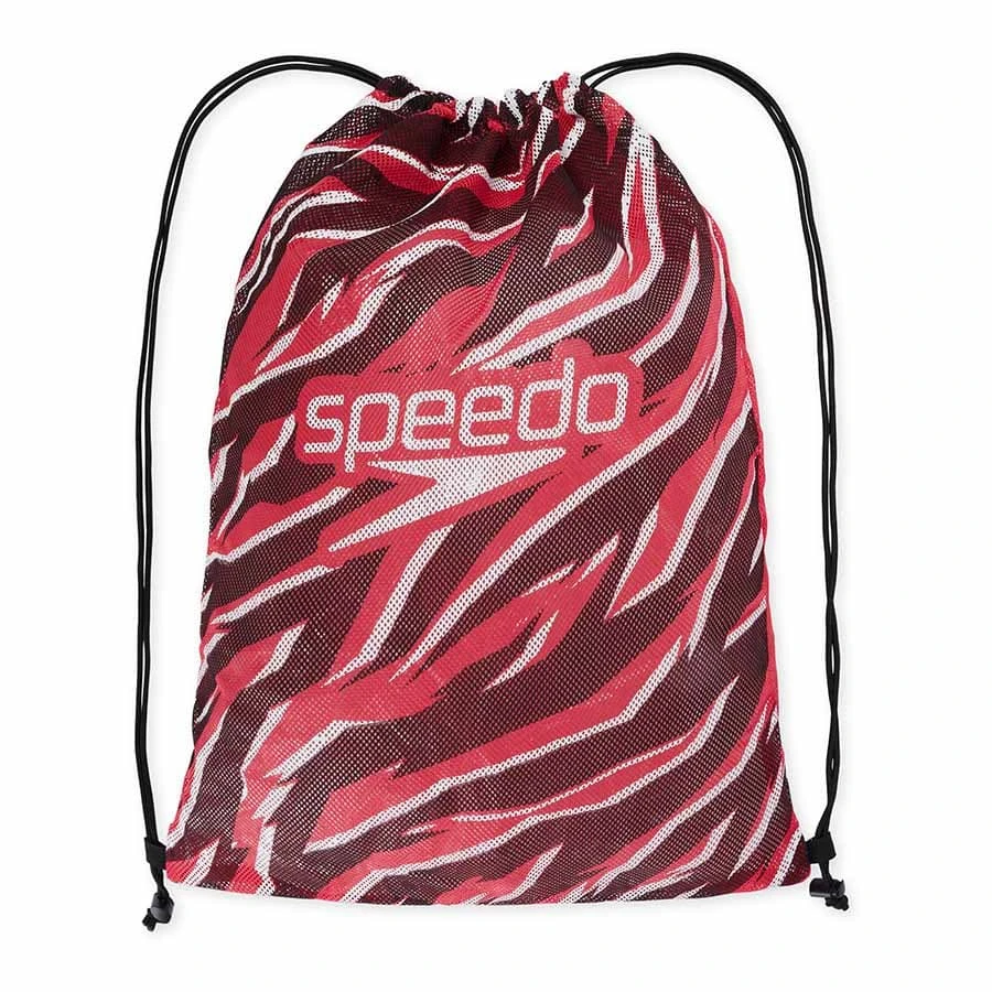 Speedo Printed Mesh XU Sportbeutel Rosa/schwarz 3 Speedo Printed Mesh XU Sportbeutel Rosa/schwarz