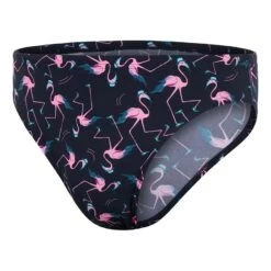 Speedo Flamingo Flare 5cm Allover Badehose Schwarz/rosa
