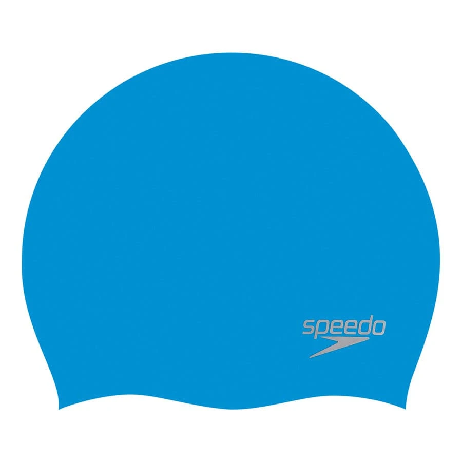 Schwimmkappe Speedo Plain Moulded Silicone Cap Marineblau 3 Schwimmkappe Speedo Plain Moulded Silicone Cap Marineblau