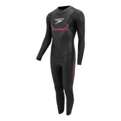 Speedo Proton Thinswim Neoprenanzug Schwarz/rot