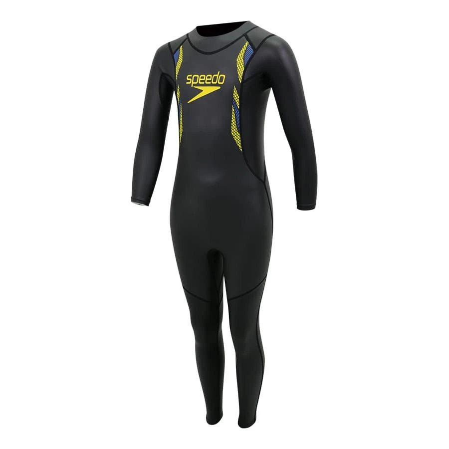 Speedo Proton Thinswim Kinder Neoprenanzug Schwarz/gelb 2 Speedo Proton Thinswim Kinder Neoprenanzug Schwarz/gelb